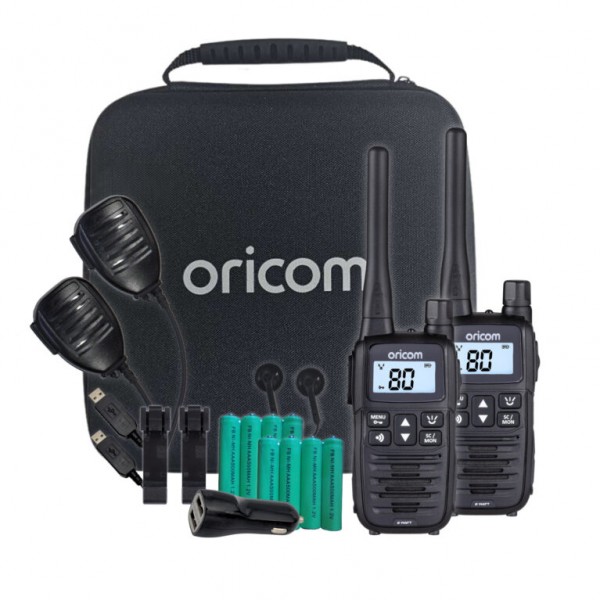 Oricom UHFTP2400-2 2 Watt Handheld UHF CB Radio Tradies Pack Oricom UHFTP2400-2 2 Watt Handheld UHF CB Radio Tradies Pack
