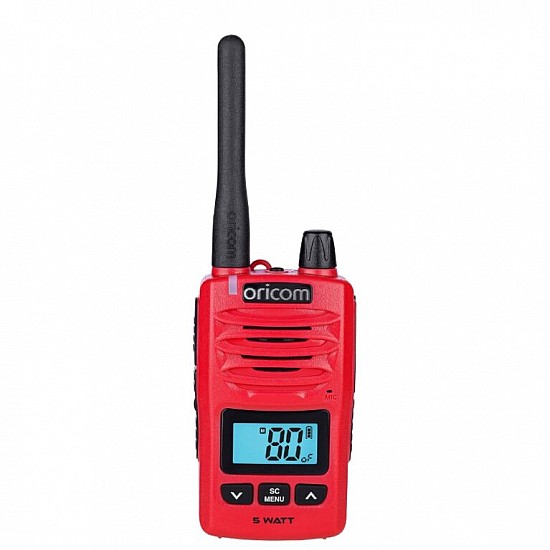 Oricom DTX600 Red Waterproof 5 Watt Handheld UHF CB Radio Oricom DTX600 Red Waterproof 5 Watt Handheld UHF CB Radio