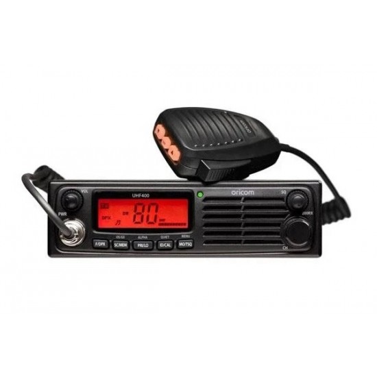 Oricom UH400R 80 Channel Heavy Duty 12/24v UHF CB Radio