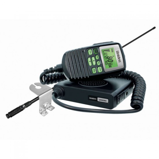 Uniden UH5060 80 CH UHF CB RADIO + AT850 6.5dBi Antenna Pack Uniden UH5060 80 CH UHF CB RADIO + AT850 6.5dBi Antenna Pack