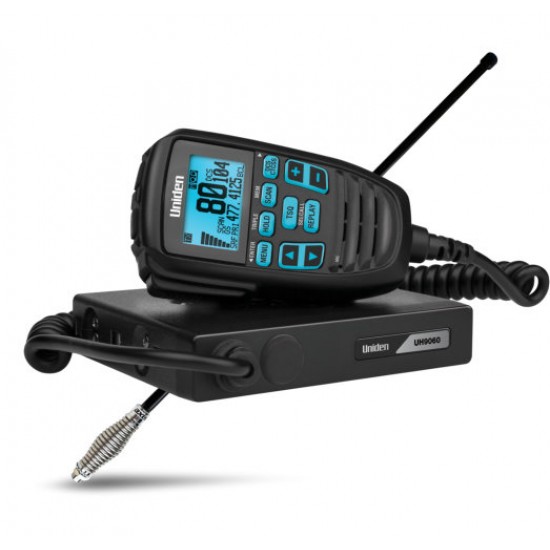 Uniden UH9060 80 Channel UHF CB Radio + Aerpro 4.5dBi UHF CB Black Antenna Uniden UH9060 80 Channel UHF CB Radio + Aerpro 4.5dBi UHF CB Black Antenna