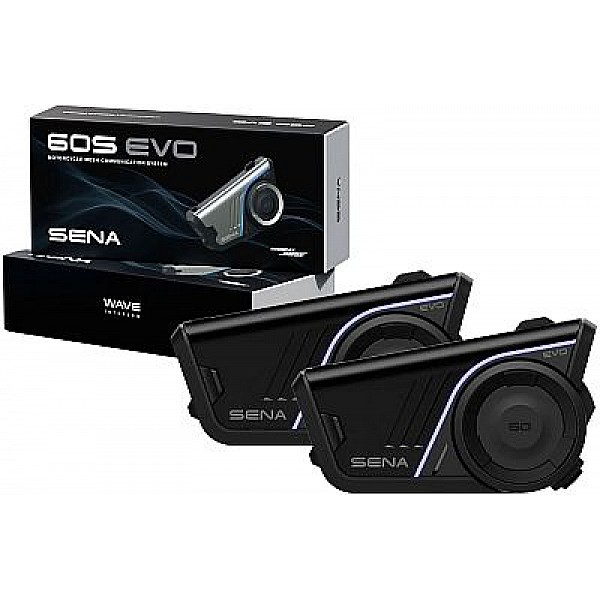 Sena 60S Evo Motorcycle Mesh Comm System w/ Sound by BOSE - Dual Sena 60S Evo Motorcycle Mesh Comm System w/ Sound by BOSE - Dual
