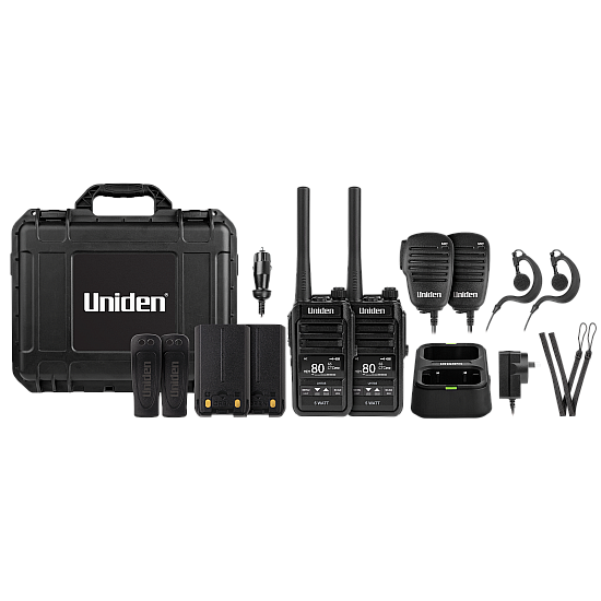 Uniden UH785-2  80 CH 5 Watt UHF CB Handheld Tradies Pack