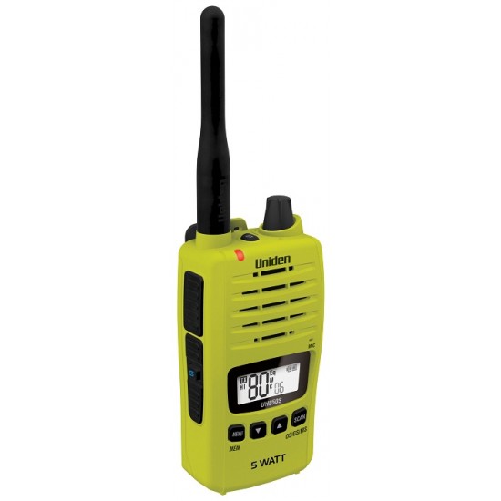 Uniden UH850S L Lime 5W Uhf CB Waterproof Handheld Radio Uniden UH850S L Lime 5W Uhf CB Waterproof Handheld Radio