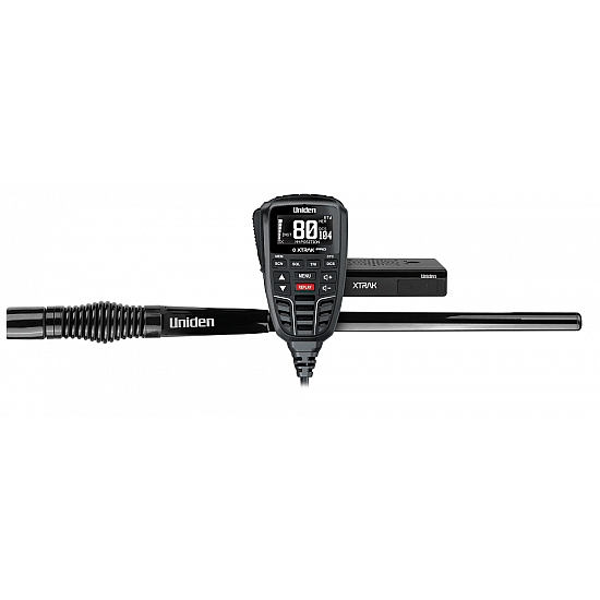 Uniden XTRAK 80 Pro Smart UHF CB Radio & ATX970S 4x4 Pack