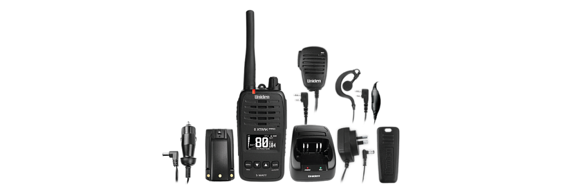 Uniden XTRAK 50 PRO 80 CH UHF CB Handheld Uniden XTRAK 50 PRO 80 CH UHF CB Handheld