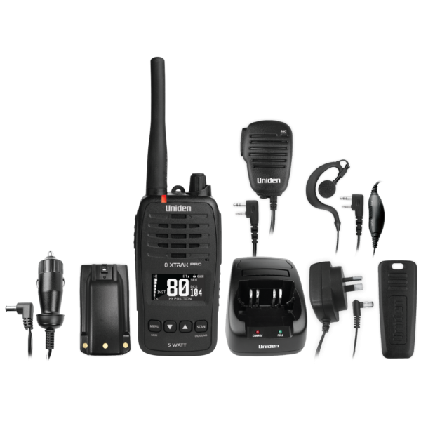 Uniden XTRAK 50 Pro 80 CH UHF CB Handheld Uniden XTRAK 50 Pro 80 CH UHF CB Handheld