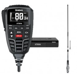Uniden XTRAK 80 UHF CB Radio & 6.5dBi AT880 Antenna Kit Uniden XTRAK 80 UHF CB Radio & 6.5dBi AT880 Antenna Kit