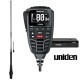 Uniden XTRAK 80 UHF CB Radio & AT880BK 6.5dBi & 3dBi Heavy Duty Twin Antenna Kit