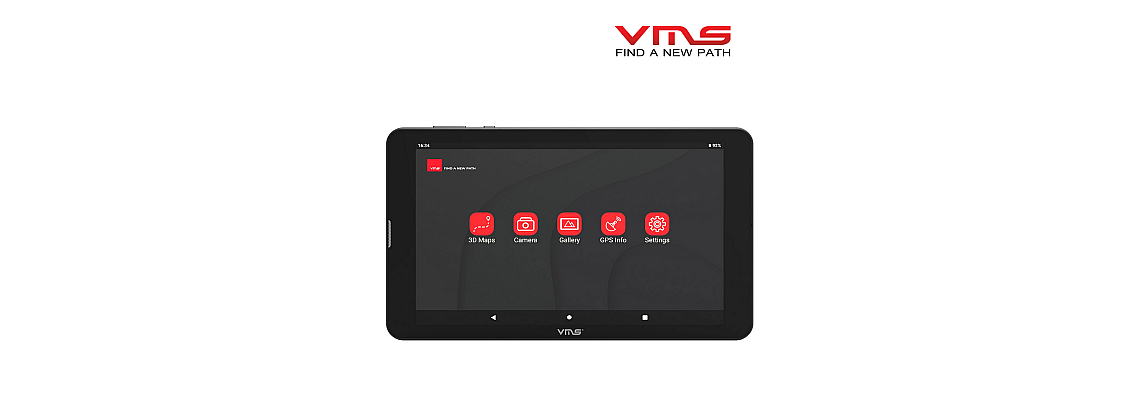 VMS 3DX On & Off Road GPS Navigator Including Sun Visor