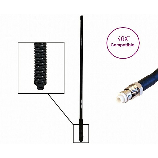 Signal Master C800-9 9db 3G 4G 4GX Black Multiband Cellular Mobile Antenna Signal Master C800-9 9db 3G 4G 4GX Black Multiband Cellular Mobile Antenna