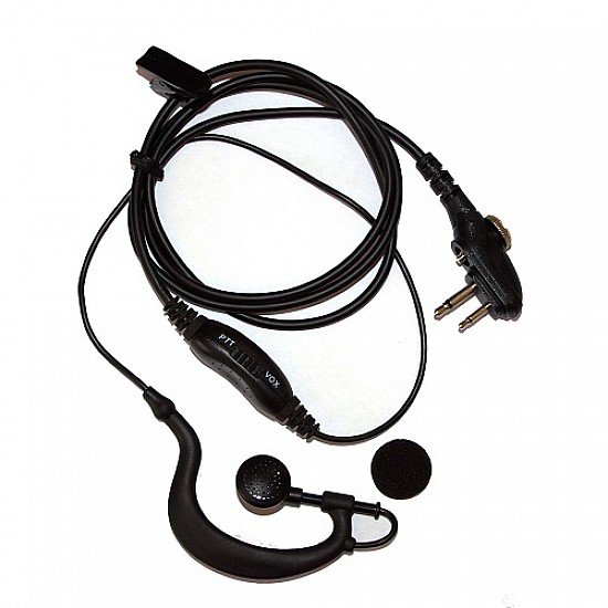 FDP PRO Wired Earpiece with Earclip and  Vox Switch