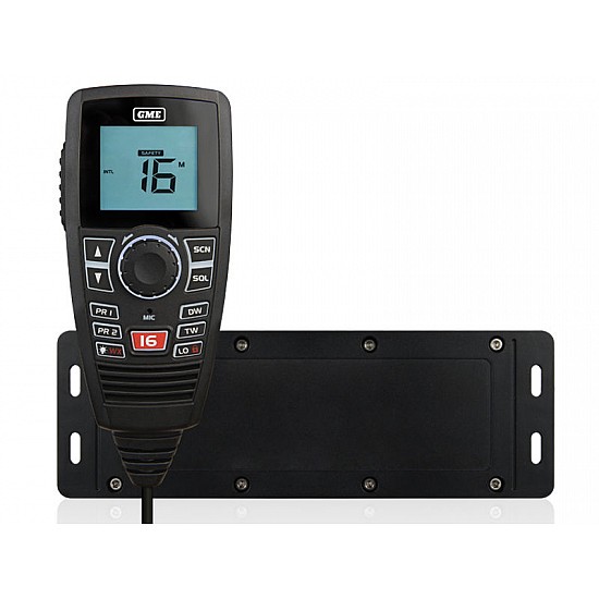 GME GX750B Black VHF Waterproof Marine Radio