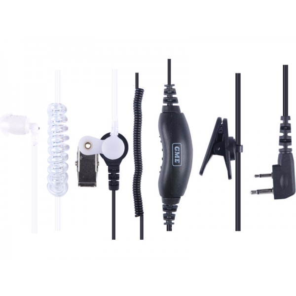GME HS010 Ear Microphone Airtube Headset suits TX677 TX6155 GME HS010 Ear Microphone Airtube Headset suits TX677 TX6155