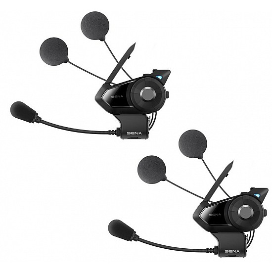 Sena 30K DUAL Motorcycle Mesh Bluetooth Intercom Headset with HD Speaker - 30K-03D