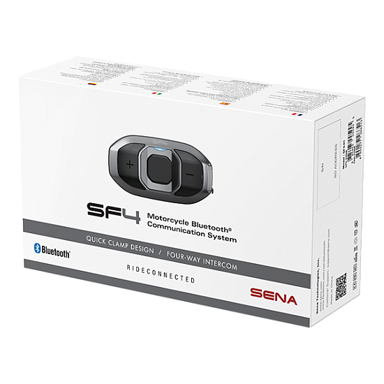 Sena SF4 Motorcycle Bluetooth Intercom Single Pack - SF4-02