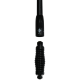RFI 93cm CDR8195 6.5dBi 3G 4G 5G Cellular Vehicle Antenna with Q-FIT Removable Whip (BLACK)