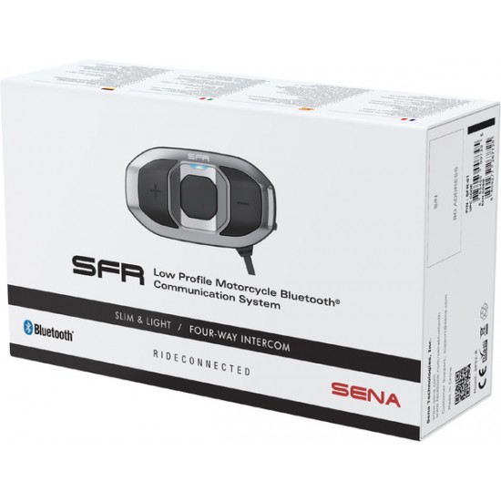 Sena SFR Low Profile Motorcycle Bluetooth Communication System