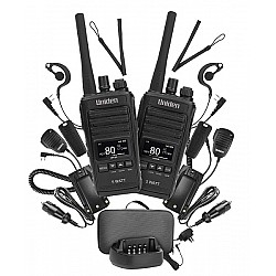 Uniden UH755-2 Deluxe Twin 80 CH 5 Watt UHF CB Splashproof Handheld Radio Pack