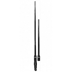 Axis AKU4TWIN 7dB + 4db Removable Black Ground Independant UHF CB Antenna Kit - NEW