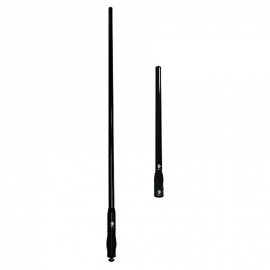 RFI CDQ5000 + CDQ3000 Black  Rugged 5dBi UHF CB Dual Antenna Package