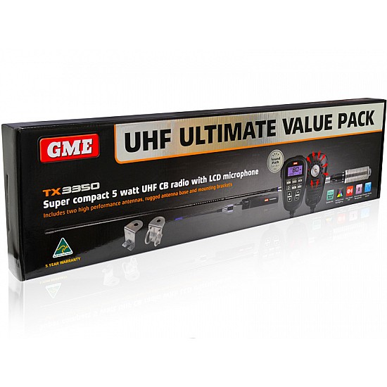 GME TX3350UVP + AE4018k3 Ultimate Value Bundle Pack GME TX3350UVP + AE4018k3 Ultimate Value Bundle Pack