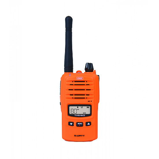 GME TX6160X-O Orange 5 watt IP67 Handheld UHF CB Radio - New Model GME TX6160X-O Orange 5 watt IP67 Handheld UHF CB Radio - New Model