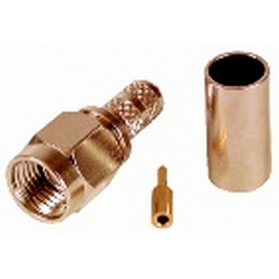 SMA Male Crimp Plug (RG 58)