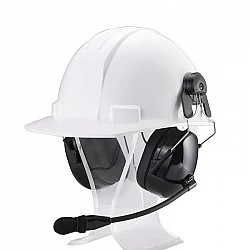 Heavy Duty Dual Earmuff Noise Cancelling Headset ( Hard hat model )