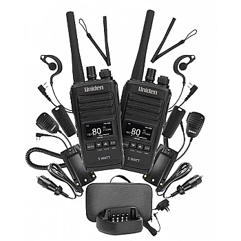 Uniden UH755-2 Deluxe Twin 80CH UHF CB  Handheld Radio Pack