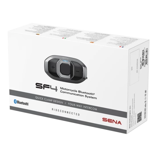 Sena SF4 Motorcycle Bluetooth Intercom Single Pack 