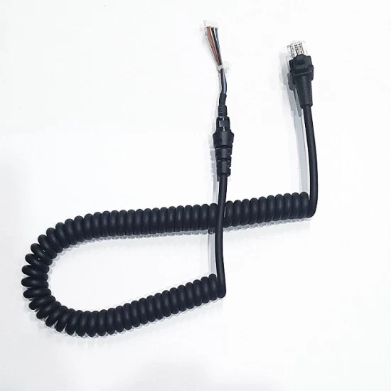 Replacement Curly Cord suits ICOM HM-212 Microphone