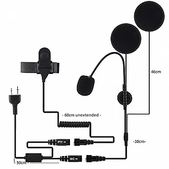 RSA Motorcycle Helmet Kit with Noise Cancelling Mic to suit Icom 41 Series