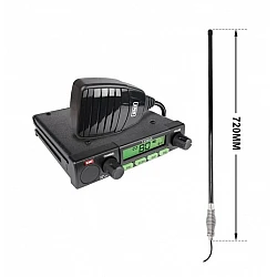 GME TX3500S 80 Channel UHF CB Radio + Black 5dBi Bullbar Antenna Pack GME TX3500S 80 Channel UHF CB Radio + Black 5dBi Bullbar Antenna Pack