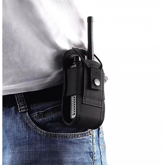 Heavy Duty Handheld Tactical Radio Holster Pouch