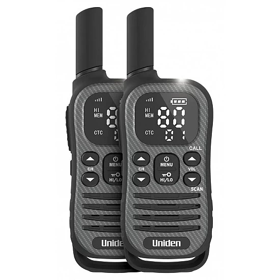Uniden UH620-2DLX 2W Uhf CB  Adventure Radio Twin Pack