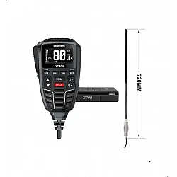 Uniden XTRAK 80 UHF CB Radio & 5dbi CH5T Bullbar Antenna Kit