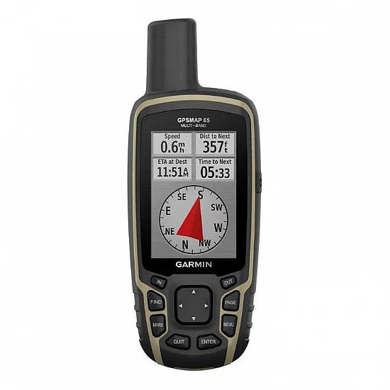 Garmin GPSMAP65S Handheld Multi-band/Multi-GNSS GPS Multicoloured