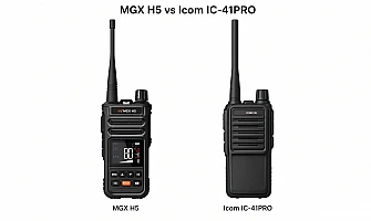MGX H5 vs Icom IC-41PRO: Which 5W IP67 UHF CB Handheld is Best for Tradies, Mining & 4WD in 2026?