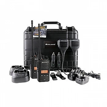 Midland G18-2TP  5W UHF Handheld CB Radio 80CH Tradies Pack