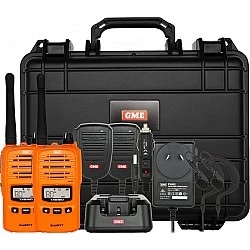 GME TX6165OTP Orange 5 watt IP67 Handheld UHF CB Tradies Pack