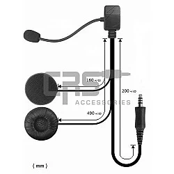 CRS HKH Motorcycle Helmet Kit 