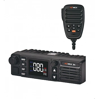 MGX D1 Compact UHF CB Radio 12-24 with Noise Cancelling IP67 Microphone
