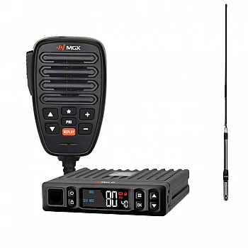 MGX C1 Rugged 80 Channel UHF CB with Axis 6dBi Antenna Pack MGX C1 Rugged 80 Channel UHF CB with Axis 6dBi Antenna Pack