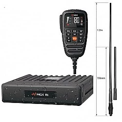MGX R1 80 Channel IP67 12/24V UHF CB with 6dbi/3dBi HD Antenna Pack MGX R1 80 Channel IP67 12/24V UHF CB with 6dbi/3dBi HD Antenna Pack
