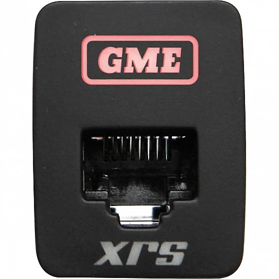 GME RJ45 Pass-Through Adaptor - Type 8 Red - XRS-RJ45R8