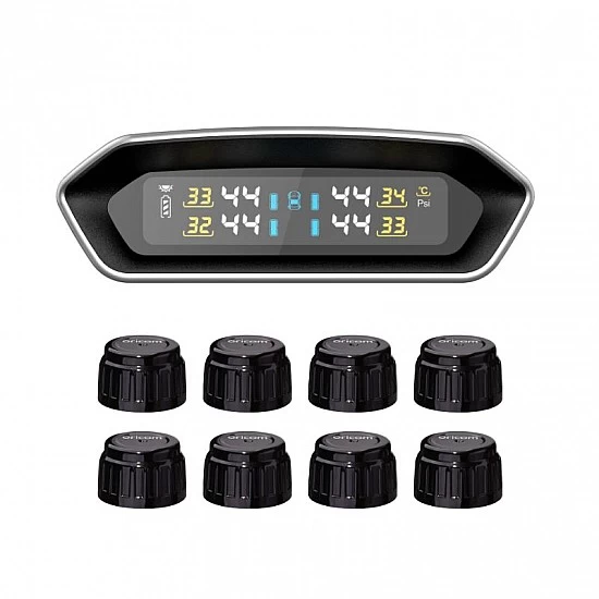 Oricom TPS10-8E Real Time Tyre Pressure Monitoring System Including 8 External Sensors