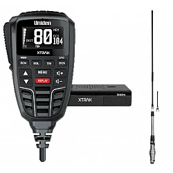 Uniden XTRAK 80 UHF CB Radio & 6.5dBi AT880 Antenna Kit Uniden XTRAK 80 UHF CB Radio & 6.5dBi AT880 Antenna Kit