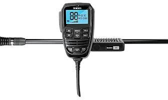 Uniden X76 Mini Compact UHF CB Mobile with Remote Speaker MIC and Large LCD