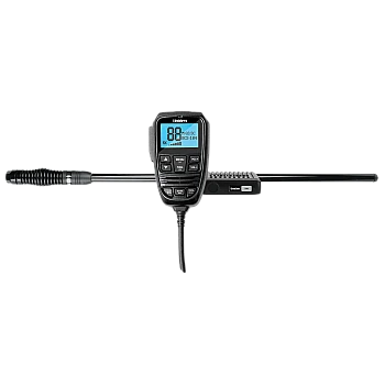 Uniden X76VP 80 Compact Channel UHF CB Radio with AT500 HD Antenna